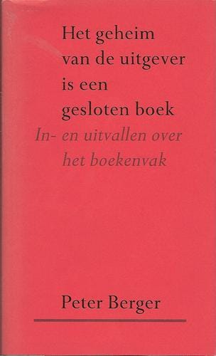 Het geheim van de uitgever is een gesloten boek
