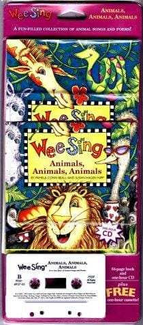 Wee Sing Animals Animals Animals book and cd