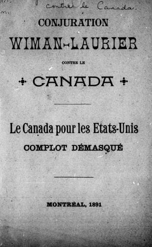 Conjuration Wiman-Laurier contre le Canada