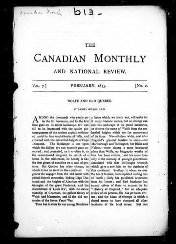 Wolfe and old Quebec