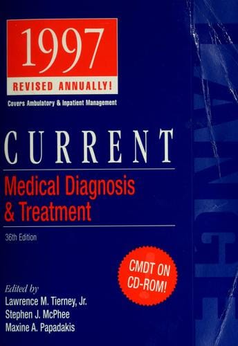 Current medical diagnosis & treatment, 1997
