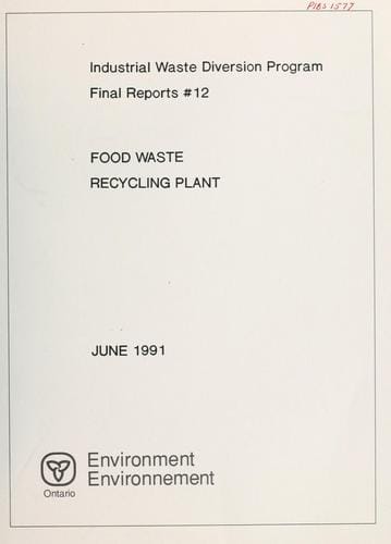 Food waste recycling plant