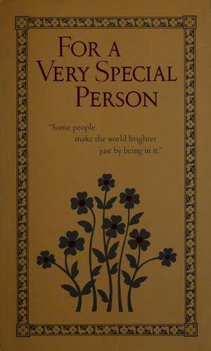 For a very special person