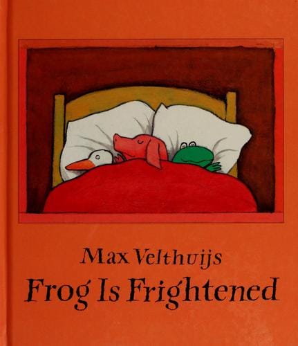 Frog is frightened