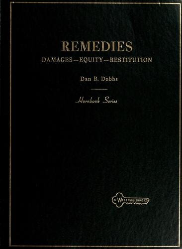 Handbook on the Law of Remedies