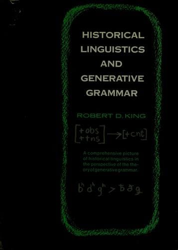 Historical linguistics and generative grammar