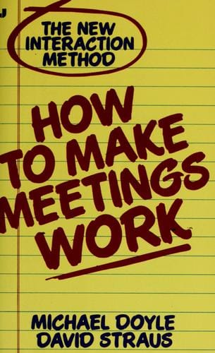 How to make meetings work