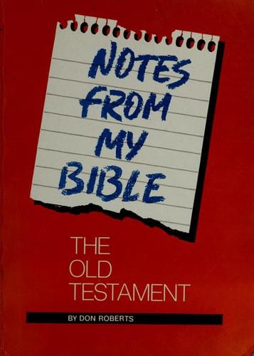 Notes from my Bible