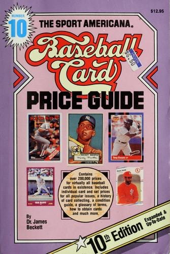 The Sport Americana baseball card price guide