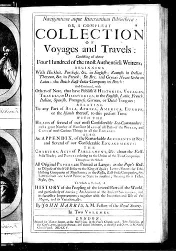 Navigantium atque itinerantium bibliotheca, or, A compleat collection of voyages and travels