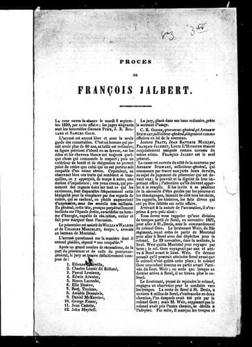 Procès de François Jalbert