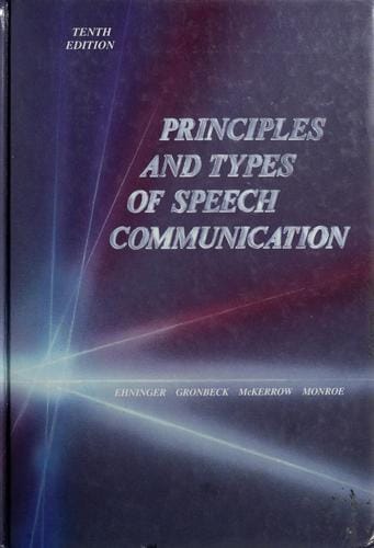 Principles and types of speech communication