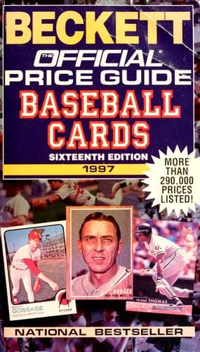 The official 1997 price guide to baseball cards