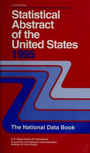 Statistical abstract of the United States, 1995