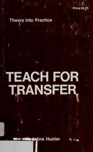 Teach for transfer