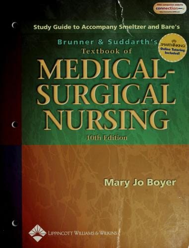 Study guide to accompany Brunner and Suddarth's textbook of medical-surgical nursing, 10th ed