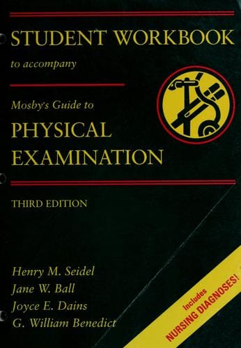 Student workbook to accompany Mosby's guide to physical examination
