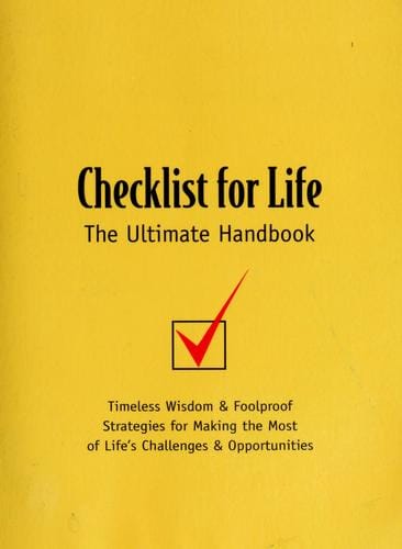 Checklist for life