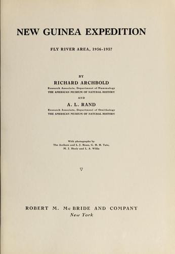 New Guinea expedition