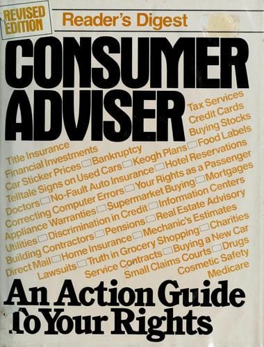 Reader's digest consumer adviser