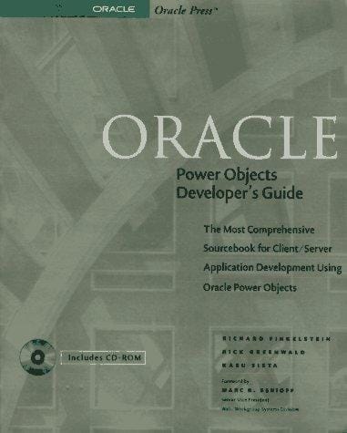 Oracle Power Objects Developer's Guide
