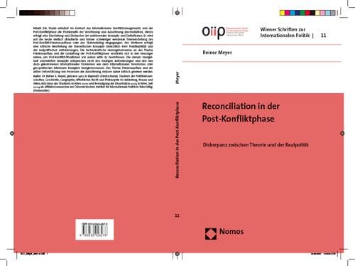 Reconciliation in der Post-Konfliktphase