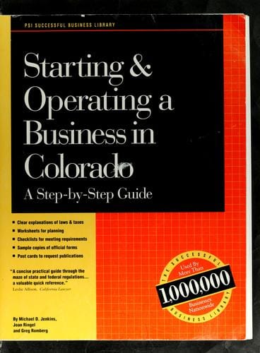 Starting and operating a business in Colorado