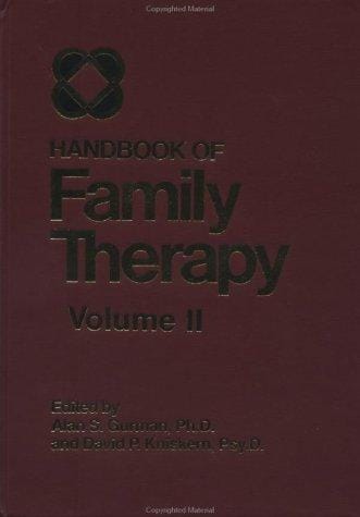 Handbook of family therapy