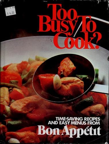 Too busy to cook?