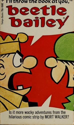 I'll throw the book at you, Beetle Bailey