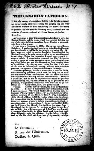 The Canadian Catholic