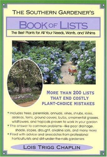 The southern gardener's book of lists