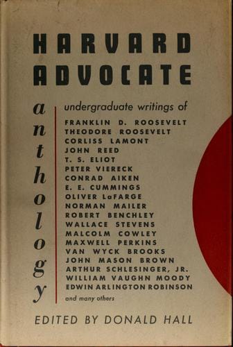 The Harvard advocate anthology