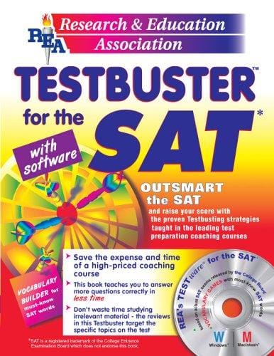 REA's testbuster for the SAT with CD-ROM for both Windows & Macintosh, REA's interactive SAT TESTware