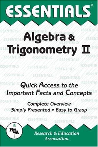 The essentials of algebra & trigonometry