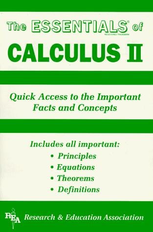 The essentials of calculus II