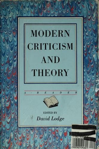 Modern criticism and theory