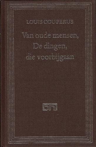 Van oude mensen de dingen die voorbijgaan