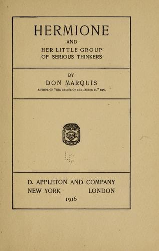 Hermione and her little group of serious thinkers