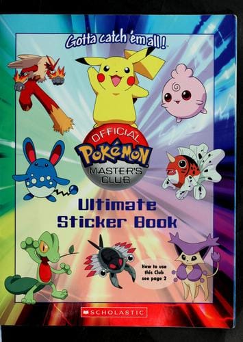 The official Pokémon collector's sticker book