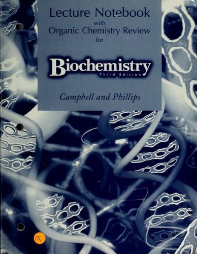 Lecture notebook for biochemistry