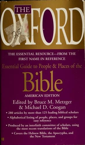 The Oxford essential guide to people & places of the Bible