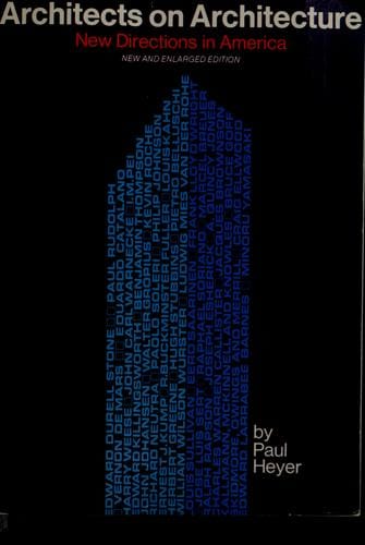 Architects on architecture