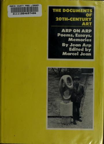 Arp on Arp: poems, essays, memories