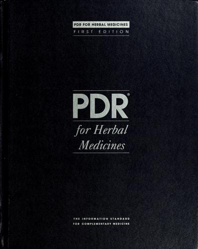 PDR for herbal medicines
