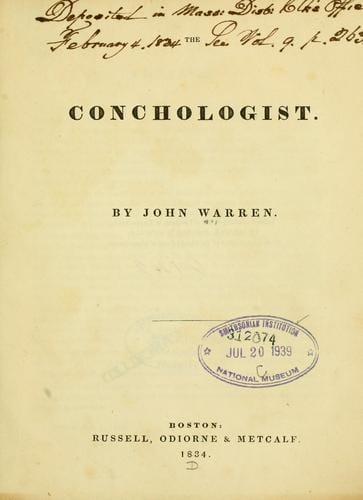 The conchologist