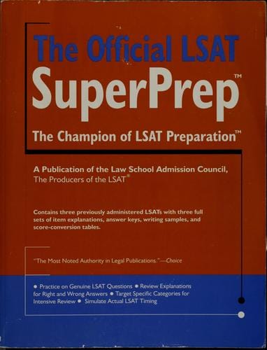 The official LSAT SuperPrep