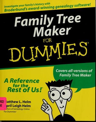 Family tree maker for dummies