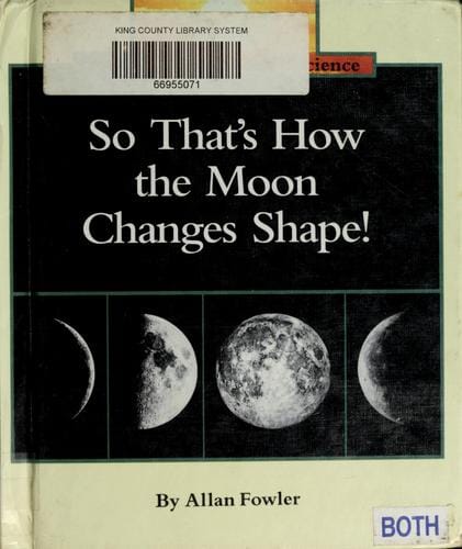 So that's how the moon changes shape!