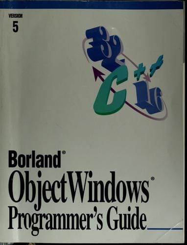 ObjectWindows programmers guide